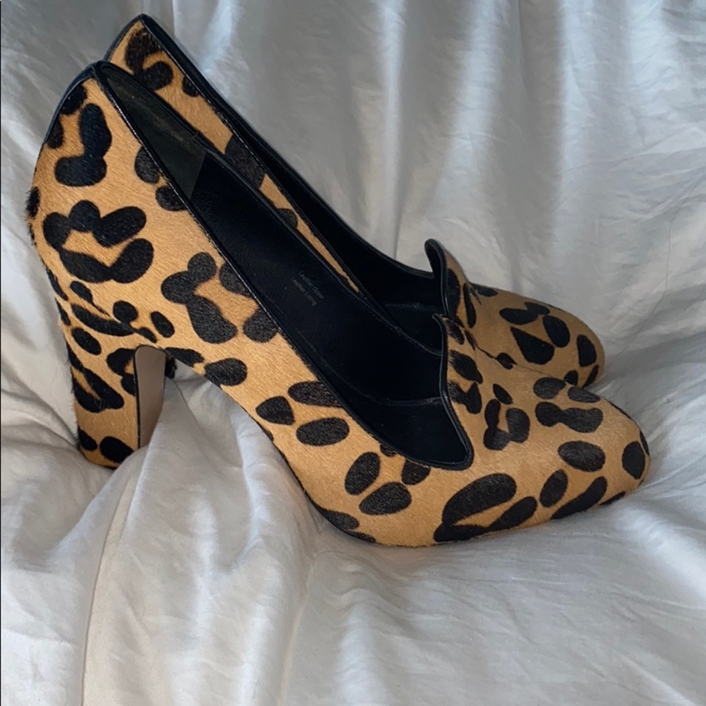 🖤Via Spiga Pumps Cheetah Fur Faux 🧡